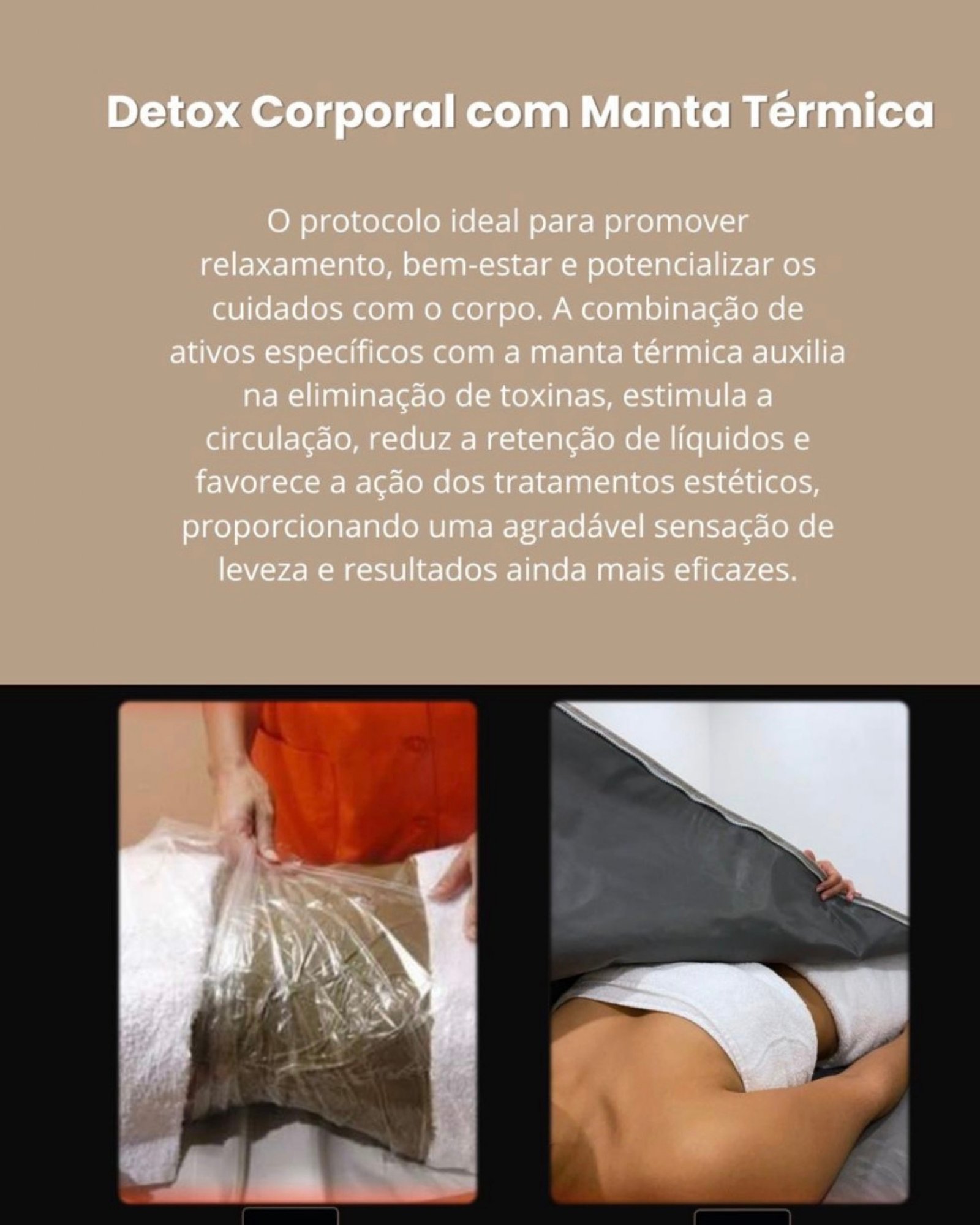 Detox Corporal com Manta Térmica